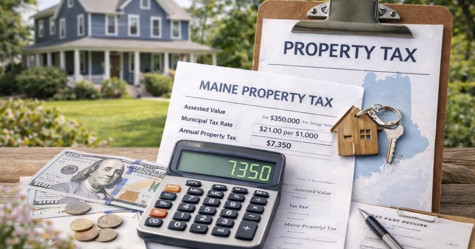 Maine homes representing municipal property-tax considerations