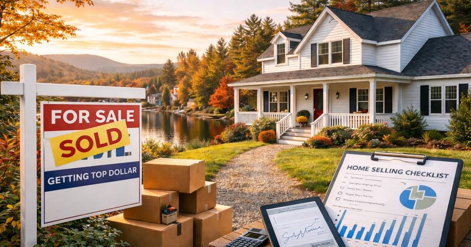 Maine home prepared for sale