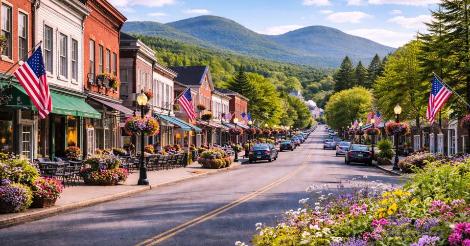 Maine coastal town and landscape for the moving to Maine guide